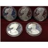 Image 1 : 5 1oz. .999 Silver Eagles