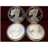 Image 1 : 4 1 oz .999 Proof Silver Coins