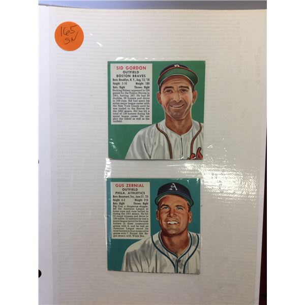 2 RedMan Chewing Tobacco Baseball Cards