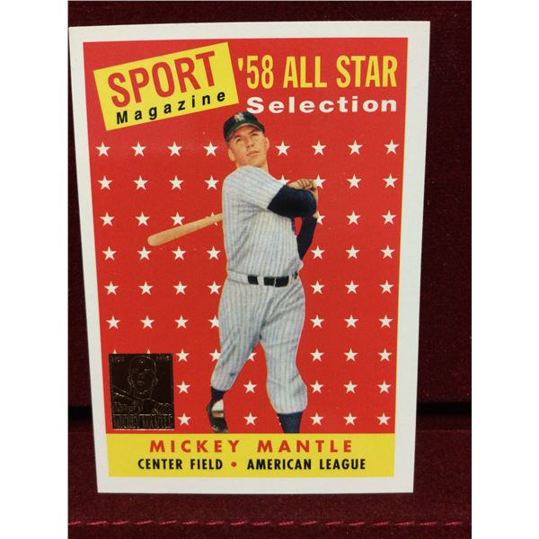 Mickey Mantle Baseball Card