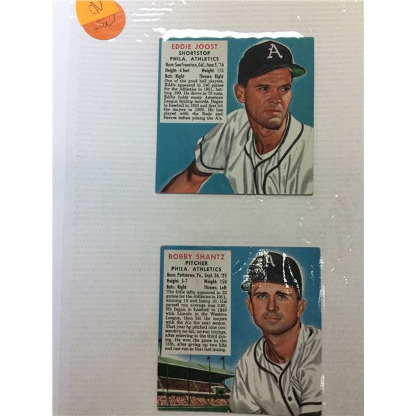 2 RedMan Chewing Tobacco Baseball Cards