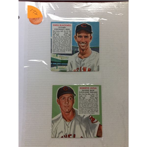 2 RedMan Chewing Tobacco Baseball Cards