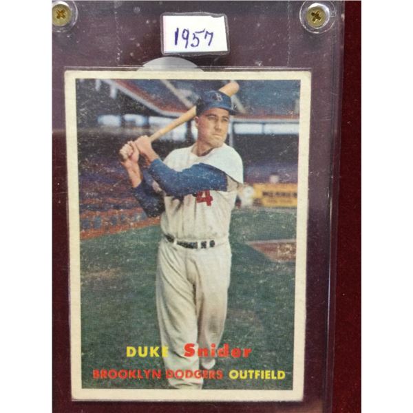 1957 Duke Snider Baseball Card