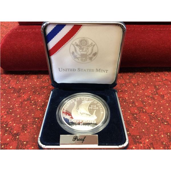 Proof Founder of the New World Commemorative Coin