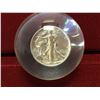 Image 1 : 1946 Silver Walking Liberty Half Dollar in a Crystal Ball