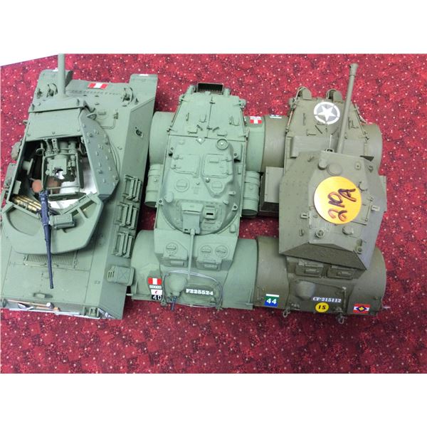 Lot of 3 WW2 German Tanks