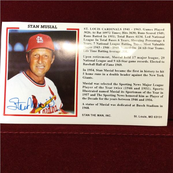 Stan Musial Baseball Card