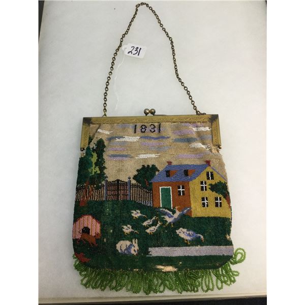 Fantastic Victorian circa Beaded Purse