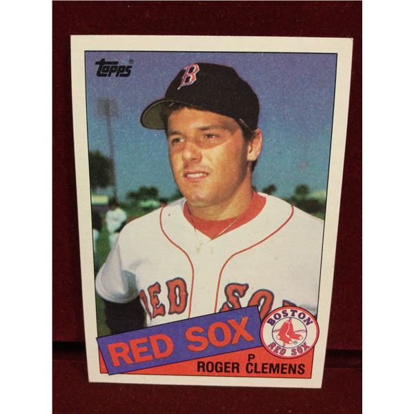 Roger Clemens Baseball Card