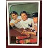 Image 1 : Bauer/Berra/Mantle Baseball Card