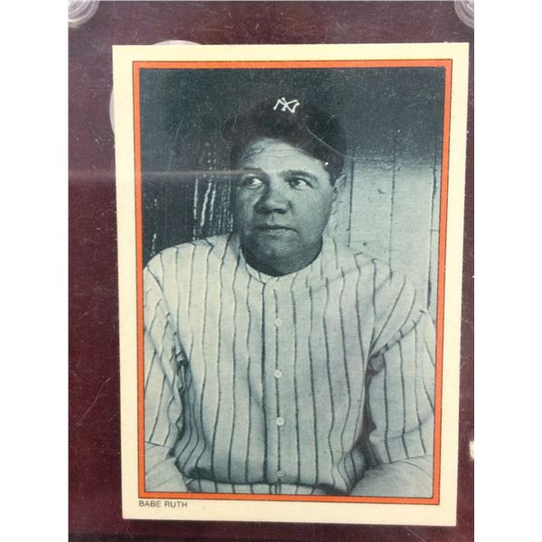Babe Ruth Baseball Card Babe Ruth Baseball Card