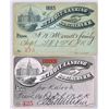 Image 1 : Detroit, Lansing & Northern Railroad Annual Pass Pair [155787]