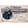 Image 1 : CW Miller's Omnibus & Baggage Express Annual Pass [155789]