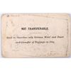 Image 2 : CW Miller's Omnibus & Baggage Express Annual Pass [155789]