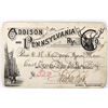 Image 1 : Addison & Pennsylvania Railway Annual Pass [154177]