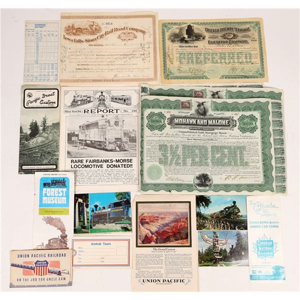 Railroad Ephemera Group [161880]