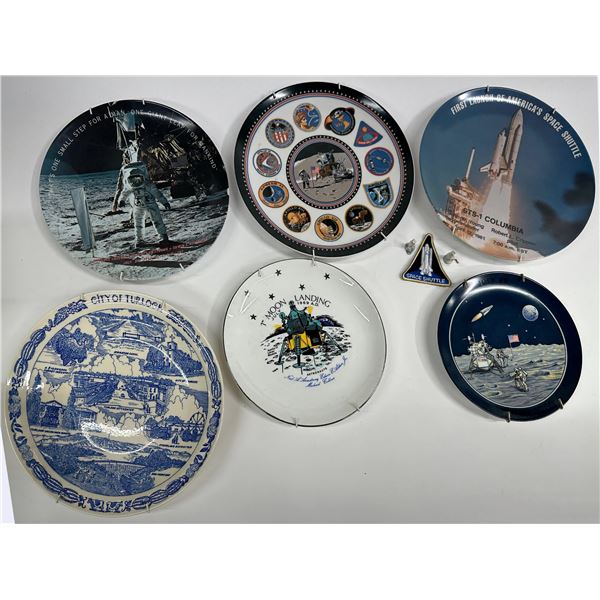 Apollo Missions Collector Plates And City of Turlock. [148434]