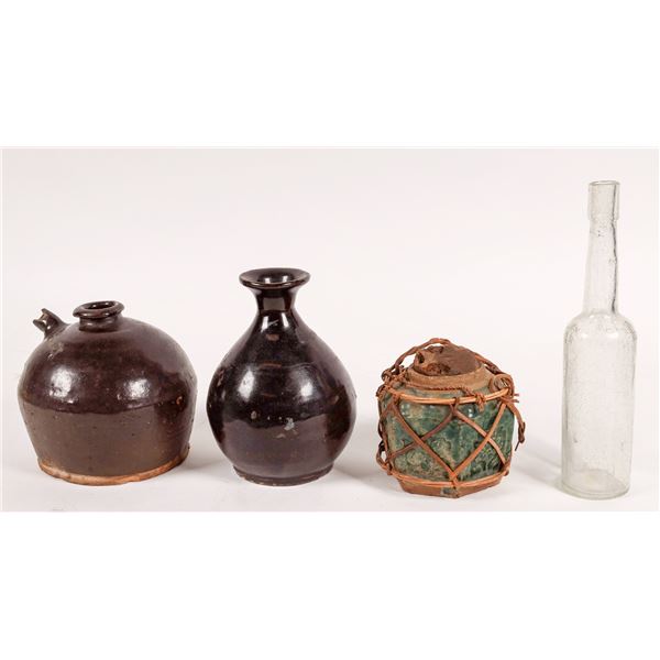 Chinese Pot, Jars and Bottle from Tombstone, 4 [161361]