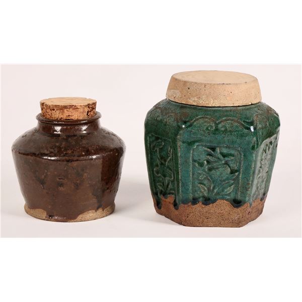 Chinese Tea Containers from Tombstone, 2 [161362]