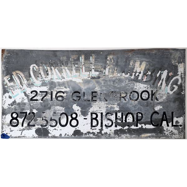 Bishop, California Plumbing Company Sign, Inyo County [154706]