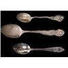 Image 1 : Three Different Early Lake Tahoe Sterling Silver Souvenir Spoons [164512]