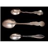 Image 2 : Three Different Early Lake Tahoe Sterling Silver Souvenir Spoons [164512]