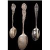 Image 3 : Three Different Early Lake Tahoe Sterling Silver Souvenir Spoons [164512]