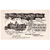 Image 1 : El Paso de Robles Springs Hotel Store Card [161561]