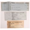 Image 1 : Unused Adams & Co. Checks (3) [160151]