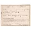 Image 1 : Wells Fargo & Co. Receipt for a Nugget Pin, 1875 [162171]