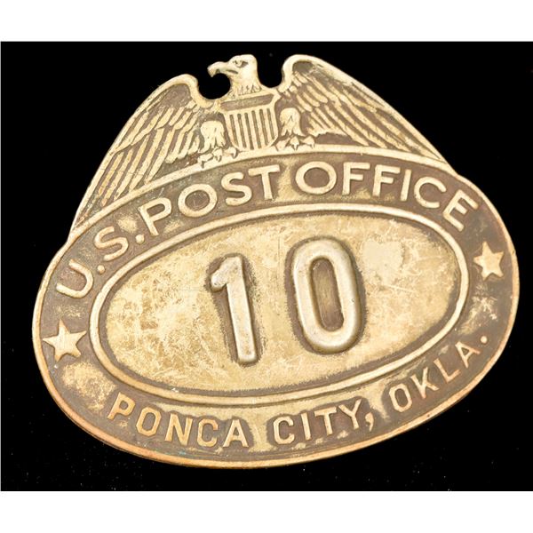 U. S. Post Office Badge, Ponca City [157538]