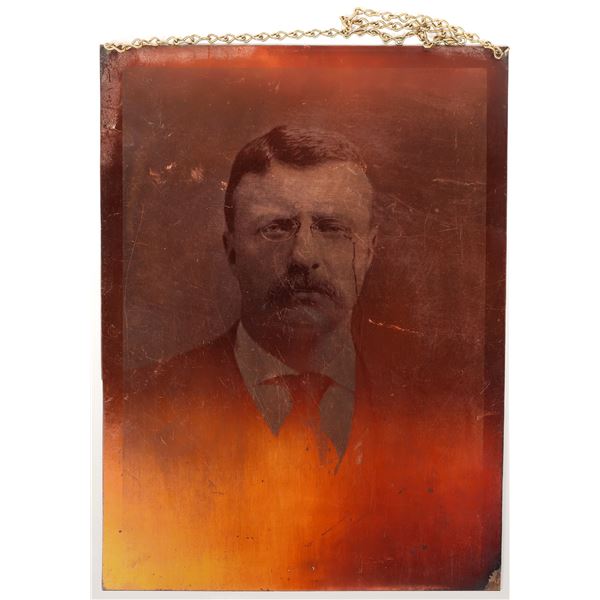 Theodore Roosevelt Broadside Copper Printing Plate [161715]