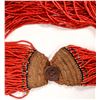 Image 3 : Naga Heavy Red Multi-Strand Bead Necklaces (Lot of 2) [156901]
