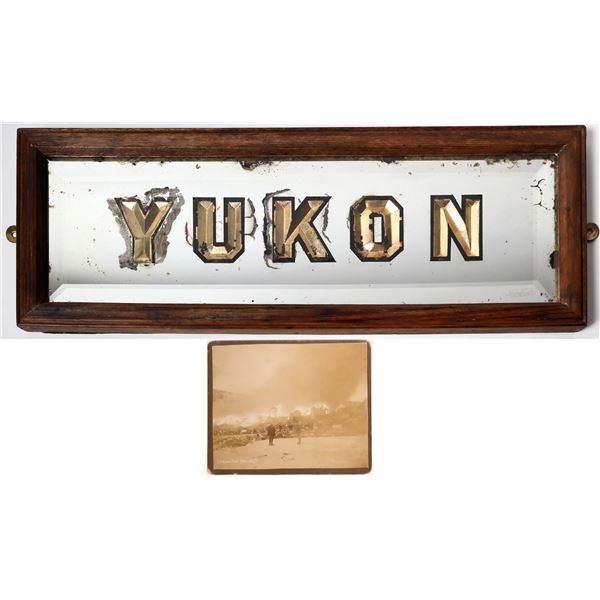 Klondike Gold Rush Yukon Whiskey Mirrored Sign [155000]