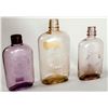 Image 1 : Three different "The Tortoni" Denver Flasks [162617]