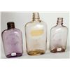 Image 2 : Three different "The Tortoni" Denver Flasks [162617]