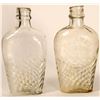Image 1 : Two Denver Curved Rib Half Pint Flasks [162609]