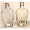 Image 2 : Two Denver Curved Rib Half Pint Flasks [162609]