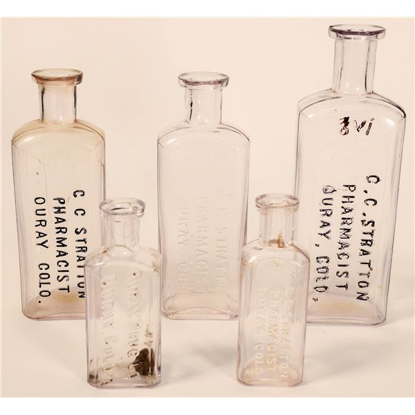 CC  Stratton Medicine Bottles [162701]