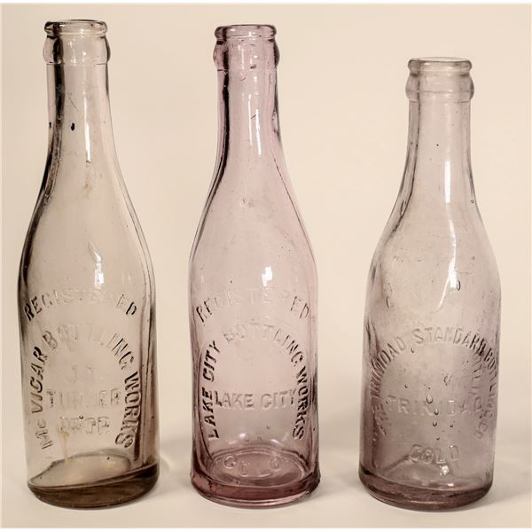 Colorado Crown Soda Bottles, 3 [162696]