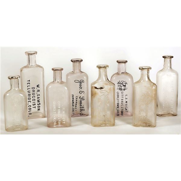 Colorado Mining Camp Drug Bottle Collection, 8 [162705]