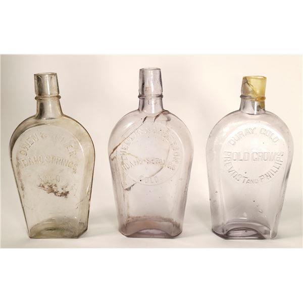 Three Colorado Flasks [162607]