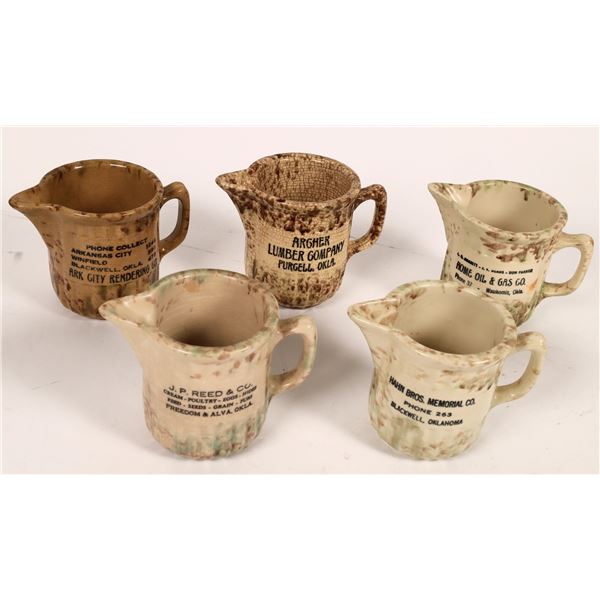 Oklahoma Marbled Stoneware Advertising Collection, 5 [161524]