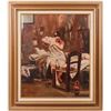 Image 1 : Woman's Morning Wash, Signed Original Oil Painting, Framed [156990]
