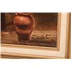 Image 2 : Woman's Morning Wash, Signed Original Oil Painting, Framed [156990]