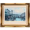 Image 1 : Thomas Kinkade, Placerville in the Snow at Christmas Framed Prints (2) [139957]