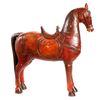 Image 1 : Polychromed Horse With Saddle [124884]