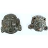 Image 1 : Meso American Mini Stone Face Masks, 2 [161324]