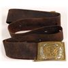 Image 1 : Civil War Cavalry Officer's Buckle with Leather Belt [161833]