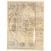 Image 2 : US Department of Interior Military Service Land Bond to War of 1812 Soldier [158093]